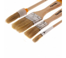 Набор кистей, 4 шт, плоские 3/4", 1/5"; круглые №1, №2 Sparta