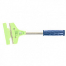 Скребок, фиксированное лезвие, 100 мм, металлическая обрезиненная ручка, 300 мм Сибртех Скребок, фиксированное лезвие, 100 мм, металлическая обрезиненная ручка, 300 мм Сибртех