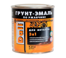 Грунт-эмаль 3в1 RAL зеленый 0,23л арт.6029
