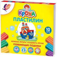 Пластилин плавающий "Луч" 10 цветов арт. 29С 1768-08 Пластилин плавающий "Луч" 10 цветов арт. 29С 1768-08