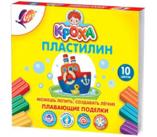 Пластилин плавающий "Луч" 10 цветов арт. 29С 1768-08