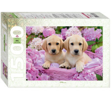 Мозаика puzzle 1500 "Щенята"