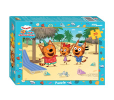 Мозаика Puzzle 35 "Три кота (new 1)" арт. 91446