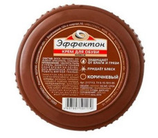 Крем д/обуви Эффектон-макси коричн. 0.1л арт.6002 Россия