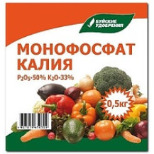Монокалийфосфат 0,5кг (P-50%:К-33%) Монокалийфосфат 0,5кг (P-50%:К-33%)