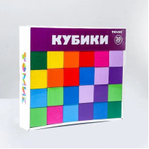 Игрушка Кубики Цветные 30шт Игрушка Кубики Цветные 30шт