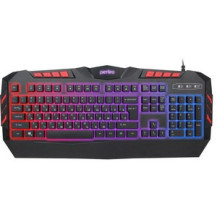 Клавиатура проводная Perfeo "LEGION" Multimedia, GAME DESIGN, подсв. 3 цвет USB, чёрн /20 Клавиатура проводная Perfeo "LEGION" Multimedia, GAME DESIGN, подсв. 3 цвет USB, чёрн /20