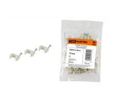 Скоба плоская пластиковая TDM 50/300 10 мм 50 шт