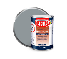 Эмаль для пола алкидно-уретановая OLECOLOR серый 0,8л арт.4300009064