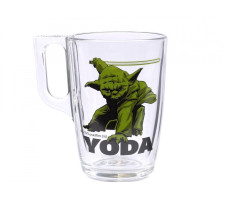 Кружка стекл. Star Wars Yoda 0.32л арт. L7397ДЗSWYoda
