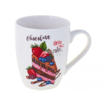 Кружка фарфоровая Rainbow Тюльпан Chocolate Cake 0,34 л арт. WWDES-6 Кружка фарфоровая Rainbow Тюльпан Chocolate Cake 0,34 л арт. WWDES-6