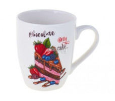 Кружка фарфоровая Rainbow Тюльпан Chocolate Cake 0,34 л арт. WWDES-6