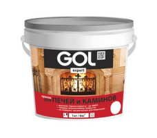 Краска для печей и каминов Palizh GOL Expert белая 3 кг