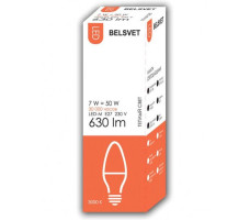 Лампа светодиодная LED-M C37 7W 3000K E27