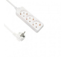 Удлинитель 3 гнезда 5м, 16А/3,5кW с з/к, ПВС 3х1,5 
"PIONER" ETP