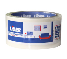 Лента бумажная 38 мм/20 м, белая LIDER