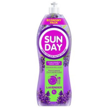 Средство для мытья посуды "Sunday Лаванда" парфюмированное 1 литр 1*6*120 ТУ