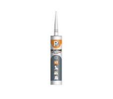 Герметик силиконовый санитарный P PLUS "Silicone Sanitary" (прозр.) 280мл
