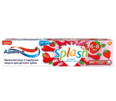 Aquafresh паста зубная 50 мл Splash со вкусом клубники и мяты