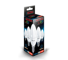 Лампа светодиодная LED-C37-8,5W-E14-4000K