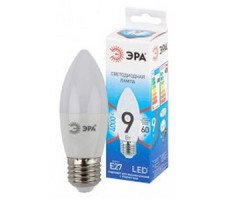 Лампа светодиодная стандарт ECO LED B35-10W-840-E27 ЭРА QX диод, свеча, 9Вт, нейтр, E27