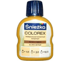 Пигментный концентрат универсальный Sniezka Colorex 63 орех светлый 100 мл