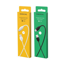 Кабель Hoco BX19 для Type-C 3A BOROFONE черный 1 м Кабель Hoco BX19 для Type-C 3A BOROFONE черный 1 м