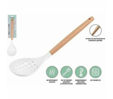 Шумовка Perfecto Linea EcoVilage белая арт. 21-338513