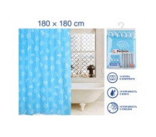 Шторка для ванной Harmony ракушки PERFECTO LINEA 180х180 см арт. 36-118109