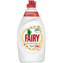 Средство FAIRY для мытья посуды Нежные руки Ромашка и витамин Е 450мл Средство FAIRY для мытья посуды Нежные руки Ромашка и витамин Е 450мл