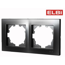Рамка 2-я,дымчатый EL-BI Vega 510-011100-226 Рамка 2-я,дымчатый EL-BI Vega 510-011100-226
