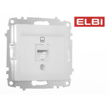 Розетка компьютерная, белоснежный EL-BI Zena-Vega 609-015600-247 Розетка компьютерная, белоснежный EL-BI Zena-Vega 609-015600-247