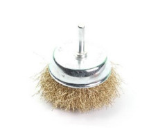 Щетка д/дрели "чашка" гофр. 75мм GEPARD (GP0850-75) (в блистере)