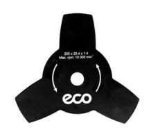 Нож для мотокосы 3 зуб. 255х1.4х25.4 мм ECO