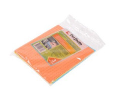 Салфетки бытовые, 3 шт., 15х17 см, губчатые, PERFECTO LINEA