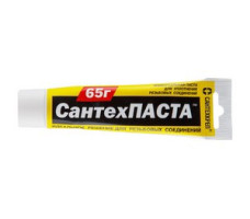 Паста уплотнительная универсальная "Сантехпаста" 65 гр. (в тубе) (Для уплотнения разьемных резьбовых соединений) (Сантехкреп)