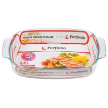 Форма из жаропрочного стекла, 2.9 л, прямоугольная, 339х225х61 мм, PERFECTO LINEA (339х225х61 см) Форма из жаропрочного стекла, 2.9 л, прямоугольная, 339х225х61 мм, PERFECTO LINEA (339х225х61 см)