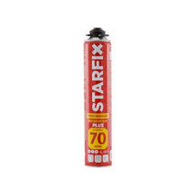 Пена монтажная профессиональная всесезонная STARFIX Foam Pro Plus 70 (890мл) (Выход пены до 70 литров)