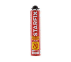 Пена монтажная профессиональная всесезонная STARFIX Foam Pro Plus 70 (890мл) (Выход пены до 70 литров)