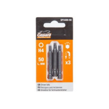 Насадка шестигранник 4мм 1/4" 50мм 3шт GEPARD (GP3400-50) (H4 Hex Shank Hexagon бита под конфирмат сталь S2 магнитная) Насадка шестигранник 4мм 1/4" 50мм 3шт GEPARD (GP3400-50) (H4 Hex Shank Hexagon бита под конфирмат сталь S2 магнитная)