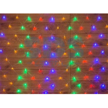 Гирлянда "Сеть" 1х1,5м, прозрачный ПВХ, 96 LED Мультиколор (Применяется для эксплуатации в помещении. Класс защиты 2, IP20, Тип питания: 220 В) (NEON Гирлянда "Сеть" 1х1,5м, прозрачный ПВХ, 96 LED Мультиколор (Применяется для эксплуатации в помещении. Класс защиты 2, IP20, Тип питания: 220 В) (NEON