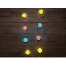 Гирлянда светодиодная Карамельки 1.5 м, прозр. ПВХ, 10 LED, теплый белый, питание 2 х АА (батарейк (Применяется для эксплуатации в помещении. Клас Гирлянда светодиодная Карамельки 1.5 м, прозр. ПВХ, 10 LED, теплый белый, питание 2 х АА (батарейк (Применяется для эксплуатации в помещении. Клас