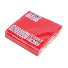 Салфетки бумажные PRO COLOUR, 25 шт., красные, PERFECTO LINEA Салфетки бумажные PRO COLOUR, 25 шт., красные, PERFECTO LINEA