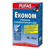 Клей обойный "PUFAS Эконом универсальный
EURO 3000", (70-75 м2), 500 г