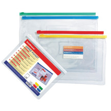 ZIP-пакет пластиковый ErichKrause® PVC Zip Pocket, A4, прозрачный ZIP-пакет пластиковый ErichKrause® PVC Zip Pocket, A4, прозрачный