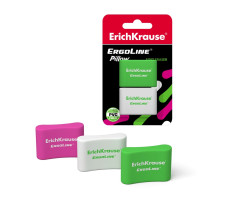 Ластик ErichKrause® ErgoLine® Pillow в блистере по 2 шт