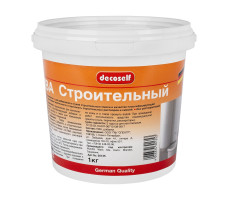 Клей ПВА строительный "DEKOSELF", 1 кг