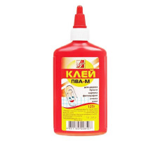 Клей ПВА-М 125 г красный флакон