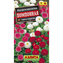 Семена Маргаритка Помпонная смесь, 0.01гр.