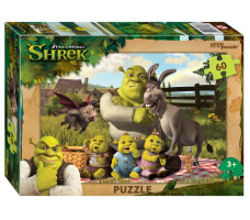 Мозаика puzzle 60 "Shrek" DreamWorks, Мульти